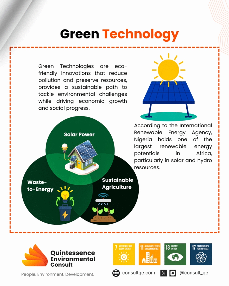 Embracing Green Technology in Nigeria: Innovations and  Ongoing Projects Driving Sustainable Development