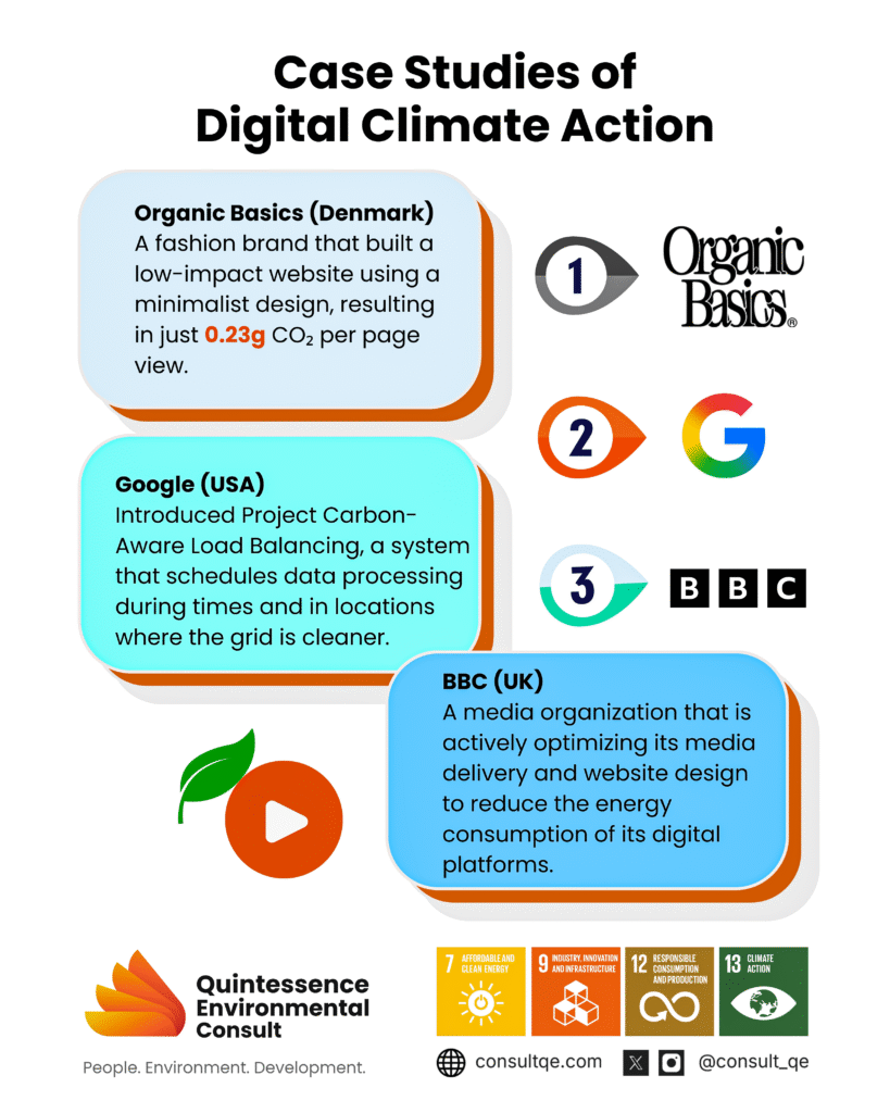 Case Studies for Digital Climate Action