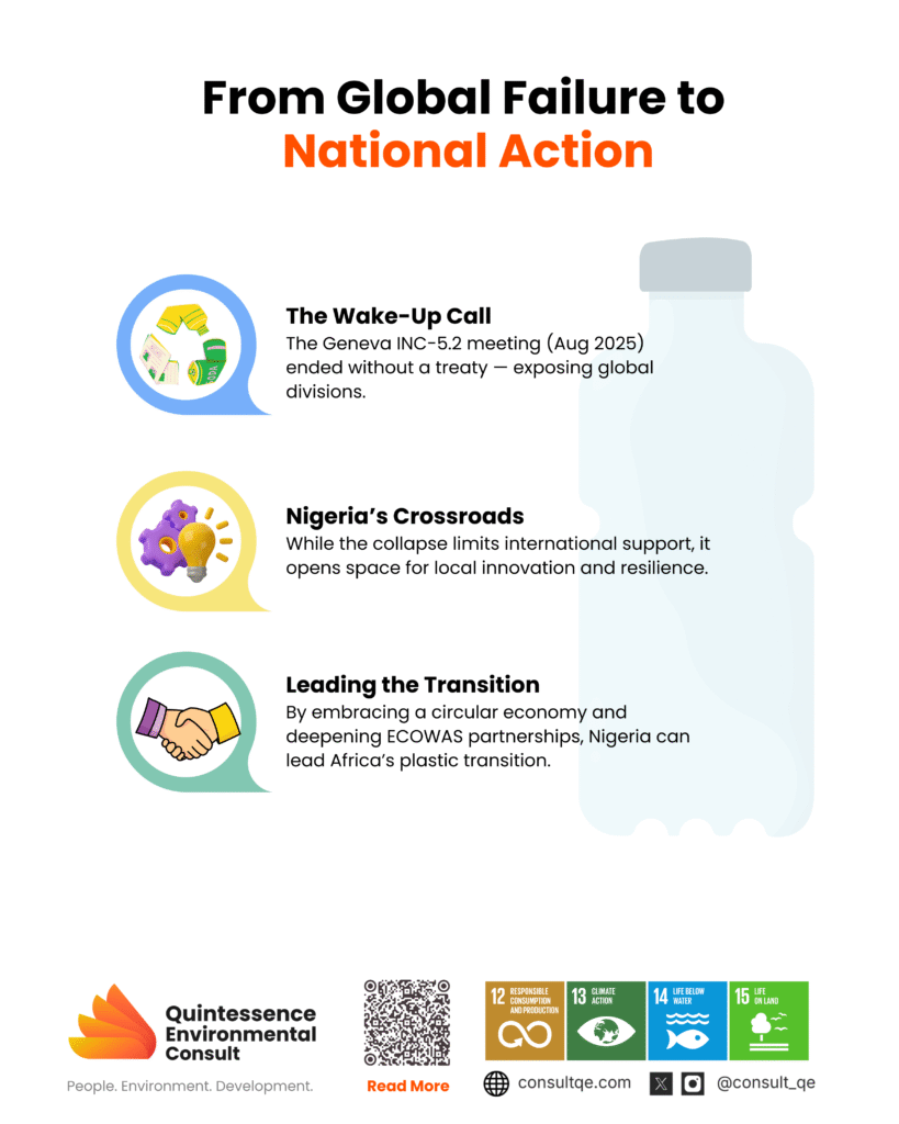 from global plastic failure to national action